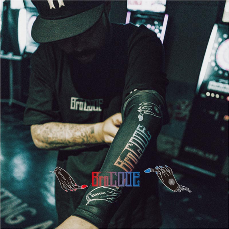 【TRiNiDAD×FOOT】arm supporter BroCODE 袖套 3