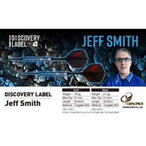 【Cosmodarts】2BA DISCOVERY LABEL Jeff Smith 7
