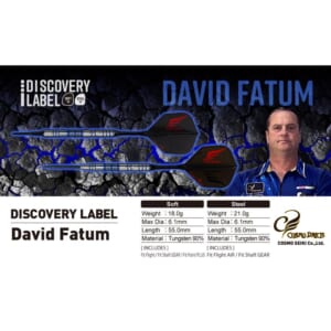 【Cosmodarts】2BA DISCOVERY LABEL David Fatum 7