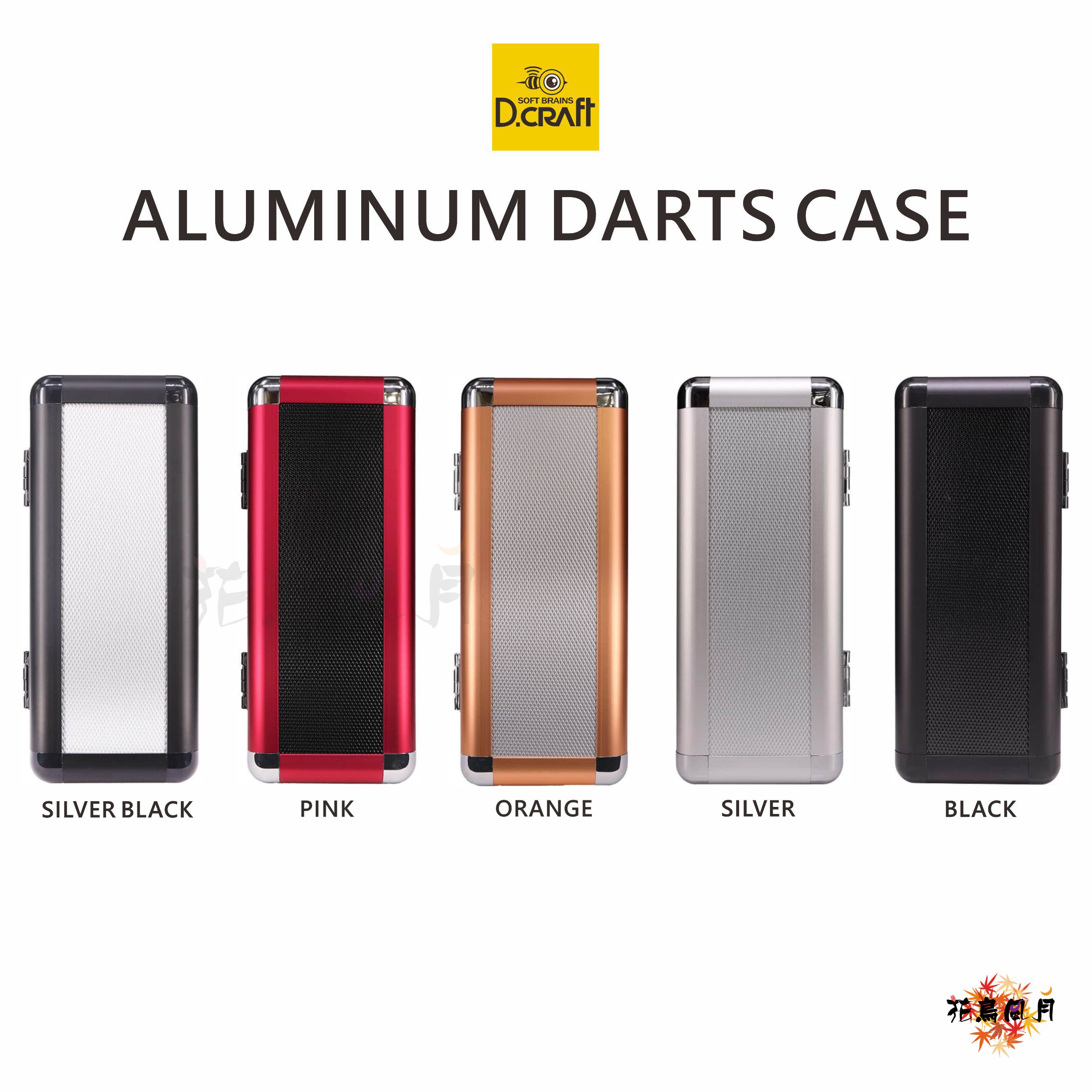 【D-craft】ALUMINUM DARTS CASE [橘銀 Orange - free]