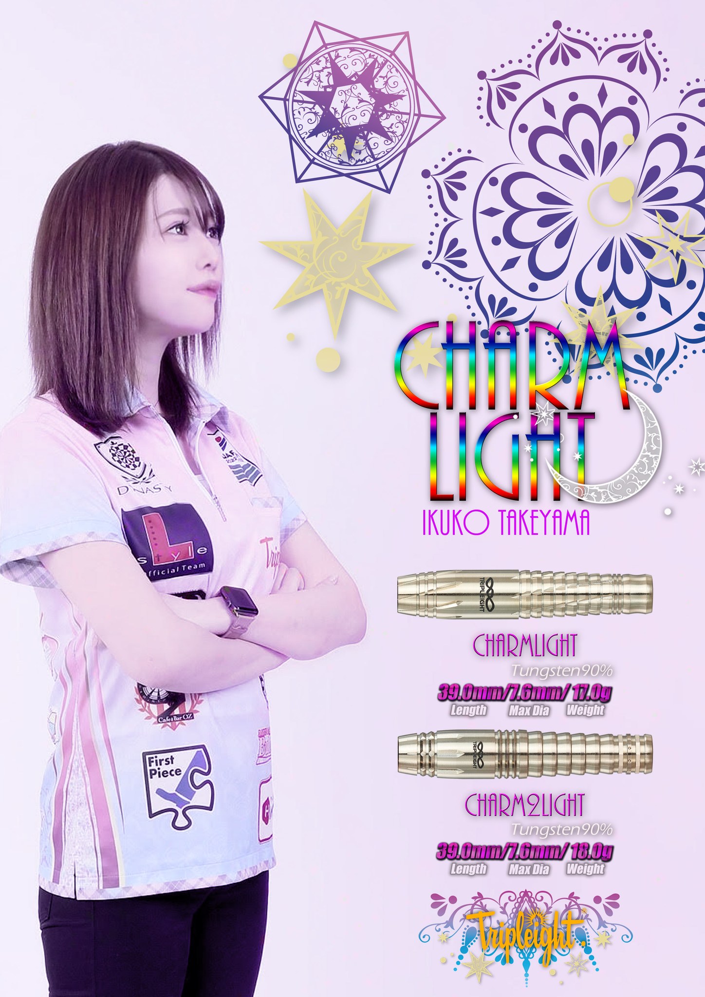 【DYNASTY x Triple 8】2BA CHARM LIGHT 武山郁子 2