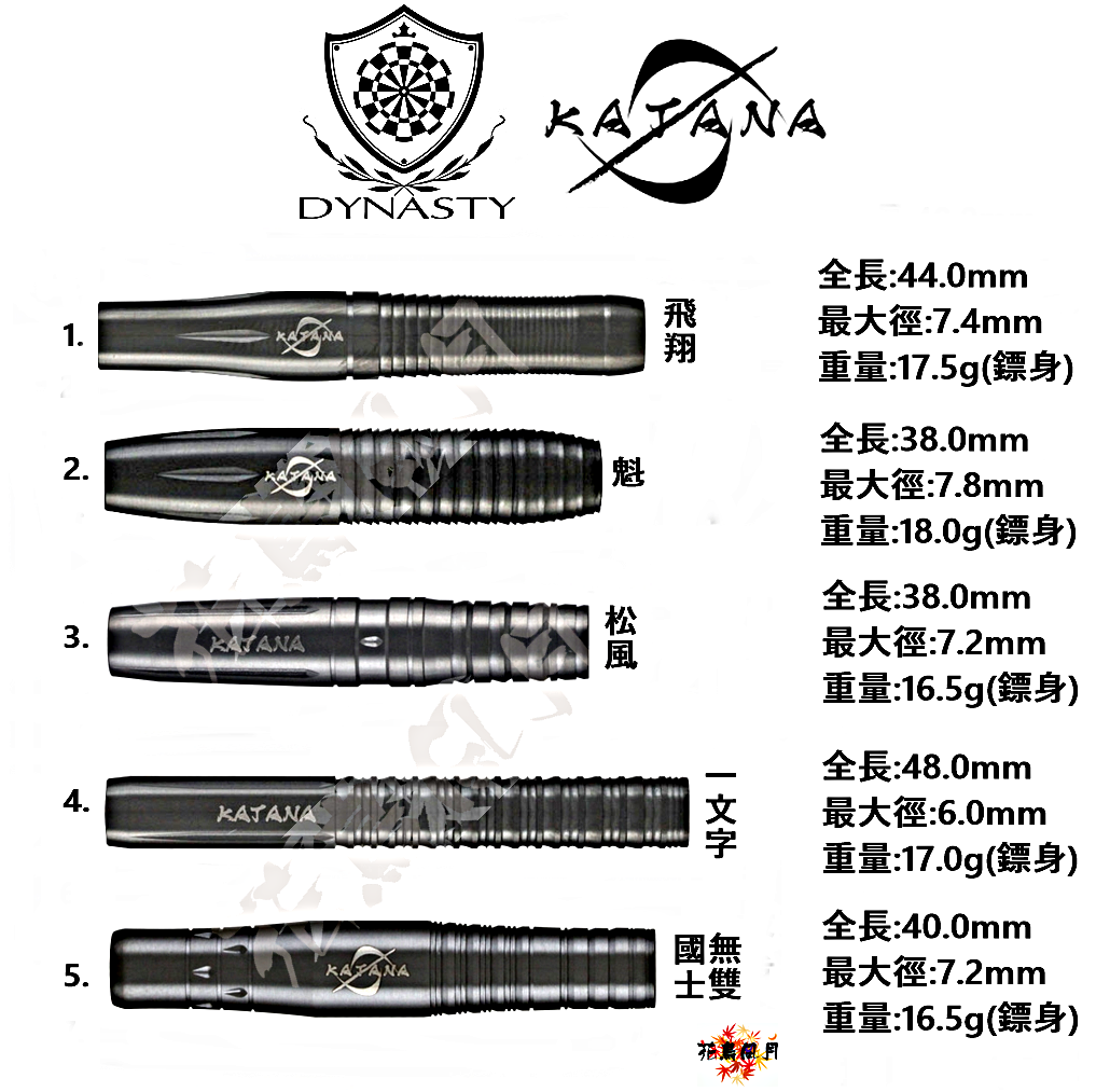 【DYNASTY】2BA KATANA 黑刀系列 [1.飛翔 - Free]