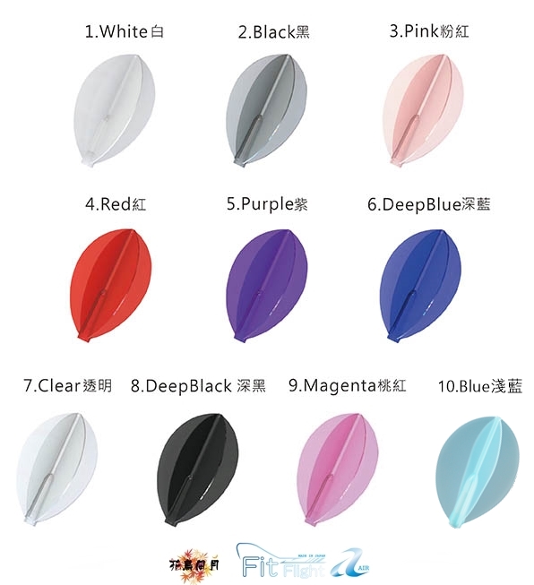 【Fit】Fit Flight AIR 3pcs ③ [Teardrop]