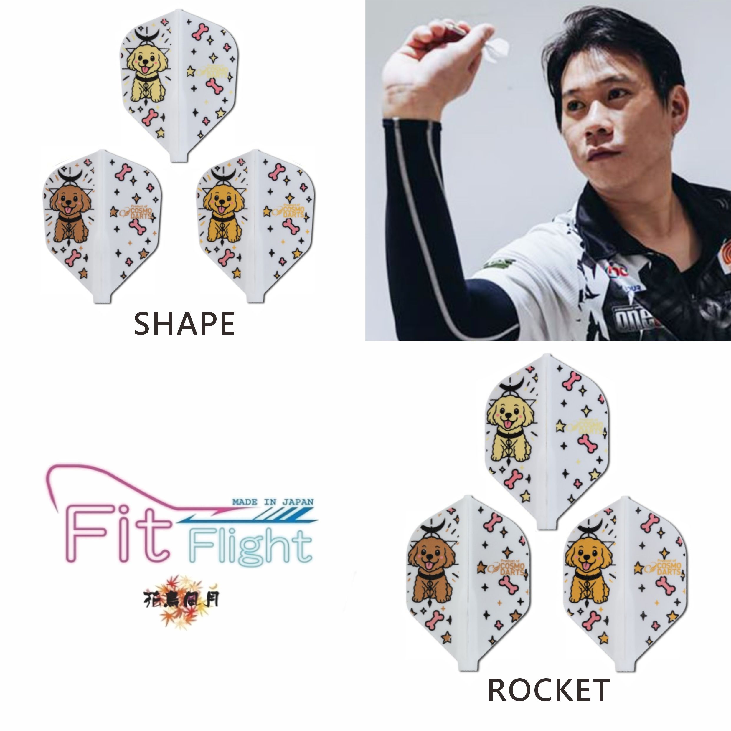 【Fit】Fit Flight x Terry Tan [Shape/Rocket]