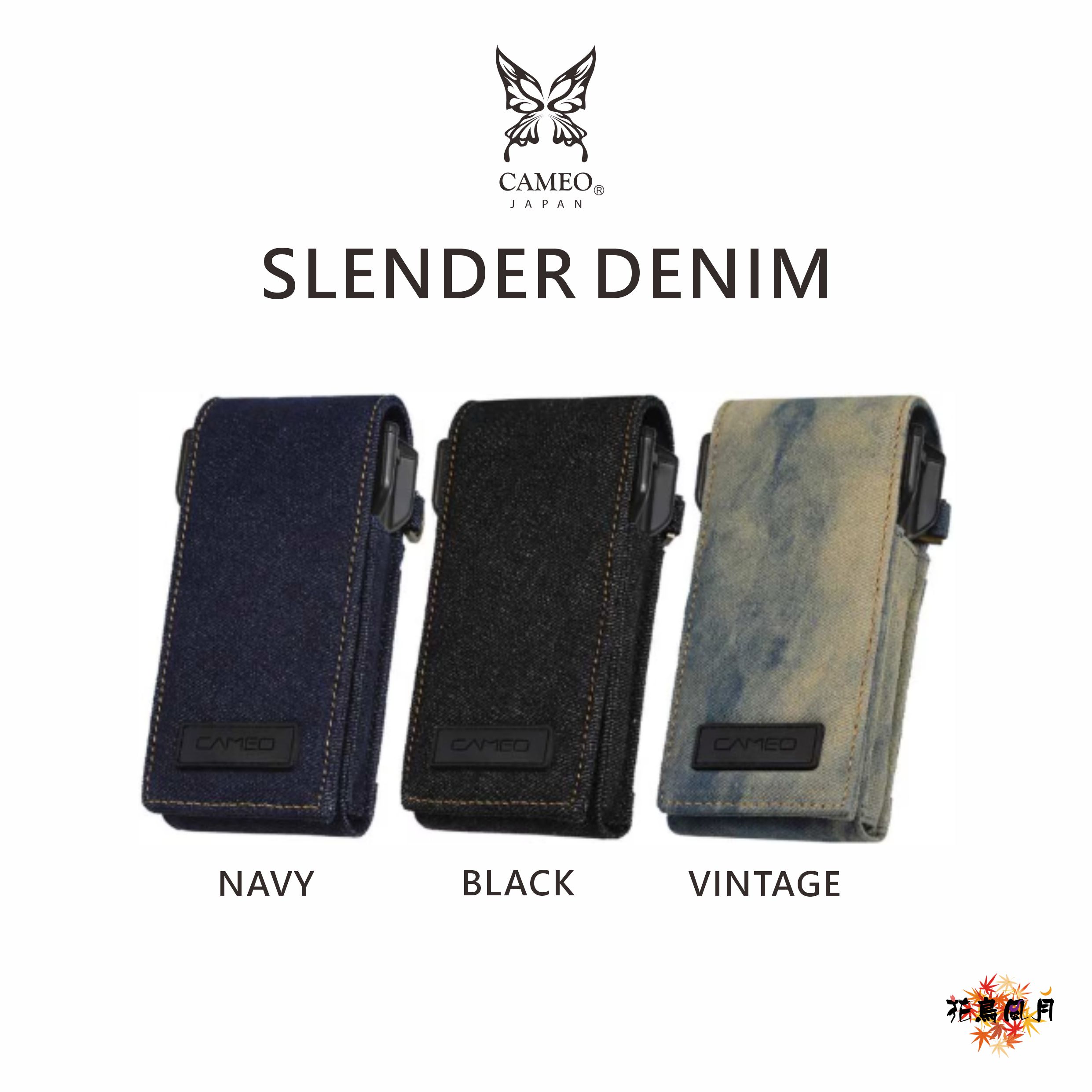【CAMEO】-247- DARTS CASE SLENDER DENIM [Black - free]