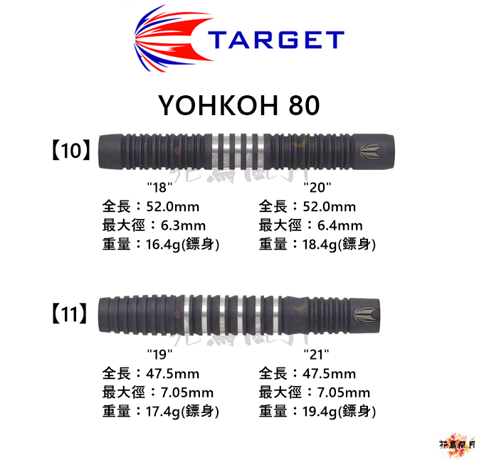 【TARGET】2BA YOHKOH 80 Series [【10】 - 18g]