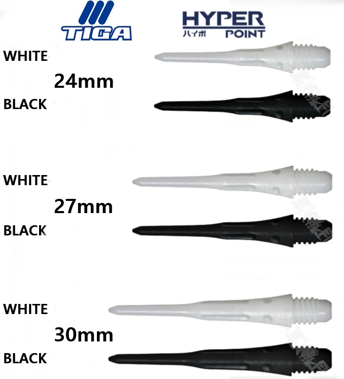 【TIGA】2BA Hyper point [Black - 24mm]