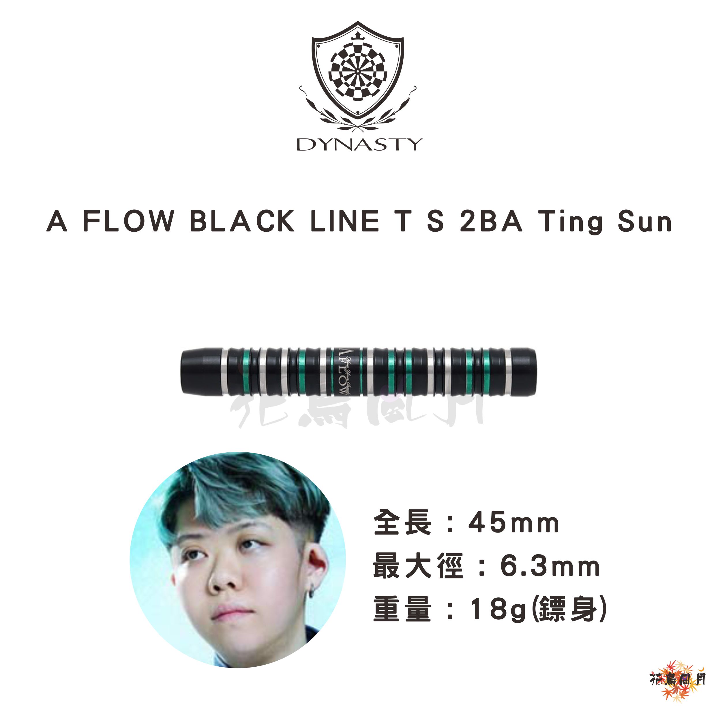 【DYNASTY】2BA A-FLOW BLACK LINE TS Ting Sun