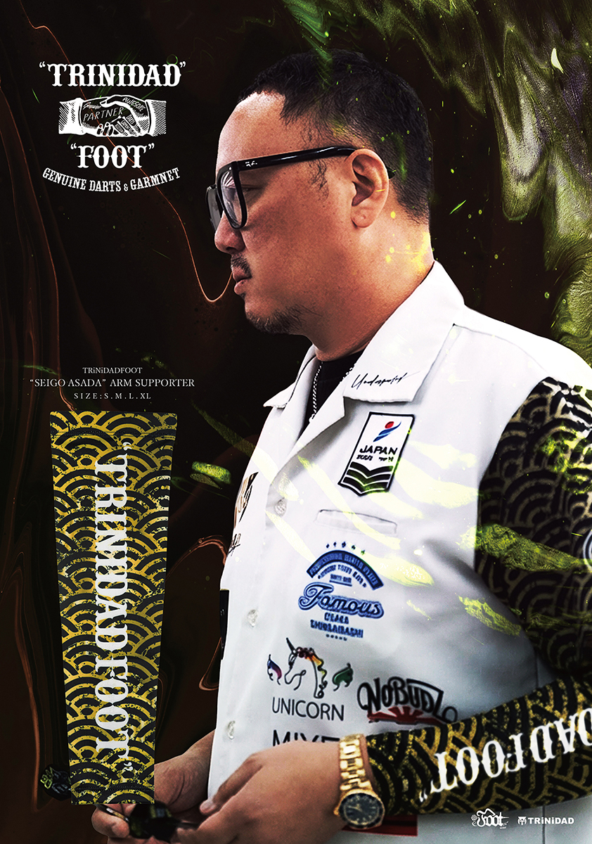 【TRiNiDAD×FOOT】arm supporter SEIGO ASADA 浅田斉吾 4