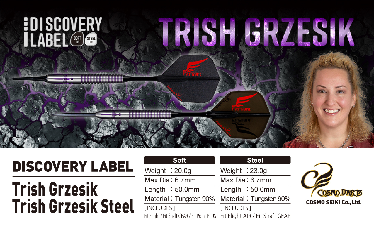 【Cosmodarts】2BA DISCOVERY LABEL Trish Grzesik 5