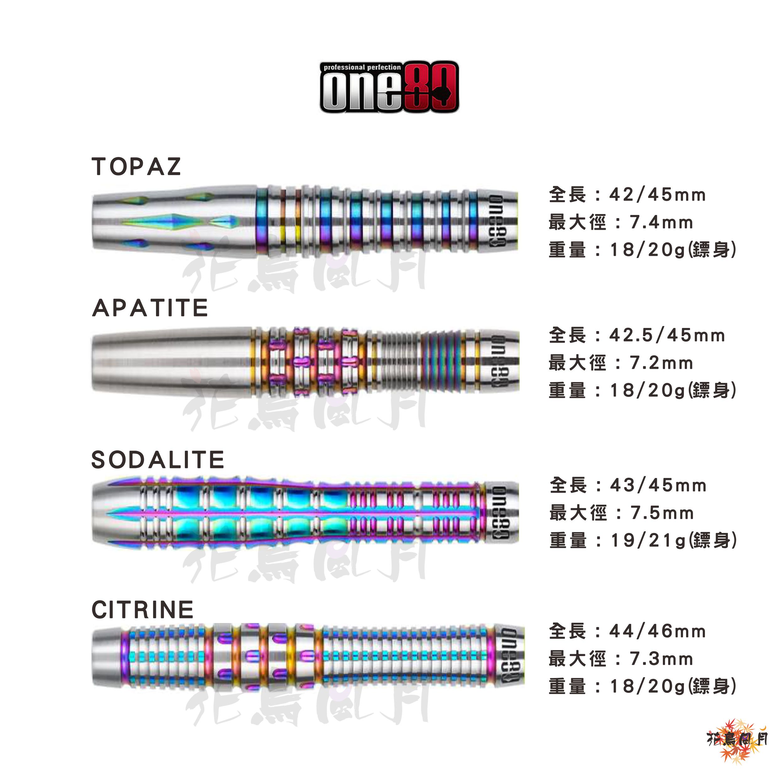 【one80】2BA CHAMELEON Series ② [APATITE 18g - free]